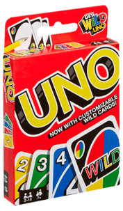 UNO kortspill, fra 7 år
