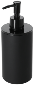 Såpepumpe i plast, mattsvart, 350 ml