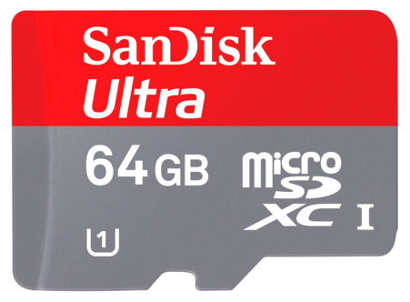 MicroSDXC-minneskort UHS 1, Sandisk