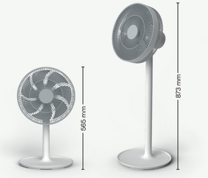 Gulv- og bordvifte med timer og fjernkontroll