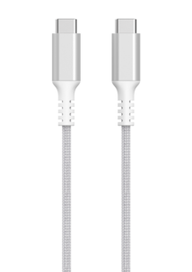 Stoffkledd USB C kabel 1,5m USB-C til USB-C Clas Ohlson