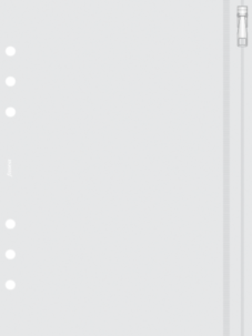 Filofax plastlomme A5