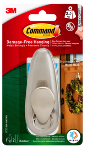 Command selvheftende metallkrok til utendørsbruk, large