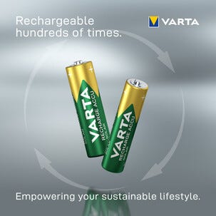 Varta Solar laddbara AA/HR6-batterier, 2-pack