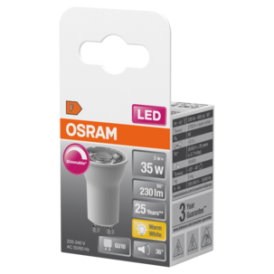 Osram dimbar LED-reflektorpære GU10 3 W
