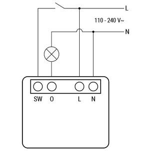 Shelly 1PM Mini Gen4 smartrelé med energimåling