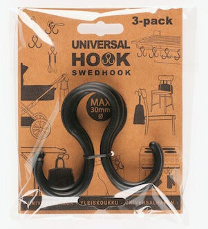 Yleiskoukku SwedHook, 3 kpl
