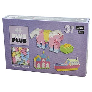 Plus-Plus Mini Pastel 3 in 1 byggebrikker