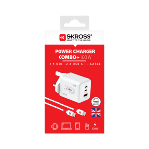 Skross Combo+ reiselader 100 W PD, UK