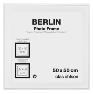 Valokuvakehys Berlin, valkoinen