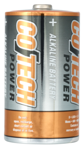 Alkaliskt batteri D/LR20 Cotech
