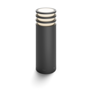 Philips Hue Lucca 17402 utendørs pidestallampe, antrasitt