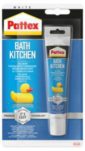 Pattex silikon innendørs, hvit