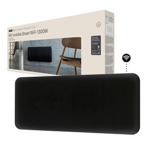 Mill Invisible Smart wifi-ovn Gen. 4, svart, 1300 W