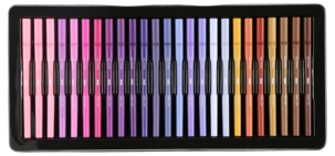 Tuschpennor dubbel spets, 100-pack