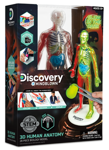Mindblown Discovery Toy 3D-pussel skelett, från 8 år
