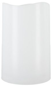 Blockljus LED med timer utomhus, vitt, Northlight