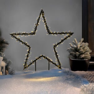 Stor adventsstjärna utomhus LED, 100 cm