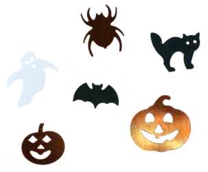 Konfetti till halloween