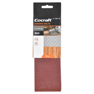 Cocraft slipband till bandslip 75 x 533 mm, 3-pack