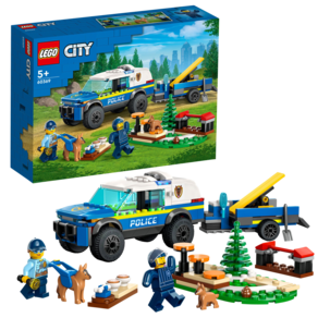 LEGO City Polisens mobila hundträning 60369, från 5 år