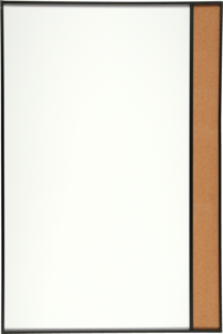 Whiteboard med anslagstavla 60x90 cm