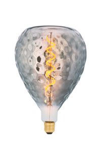 Globlampa LED E27 Smokey, 200 mm