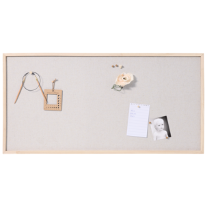 Naga anslagstavla kork linne 50x100 cm