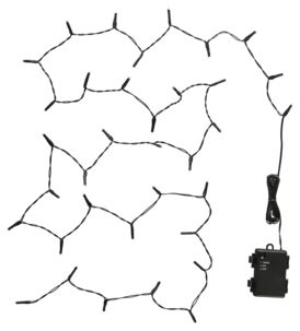 Ljusslinga med batteri, 2,5 m