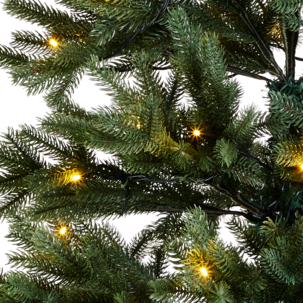 Northlight juletre med innebygd belysning, 210 cm