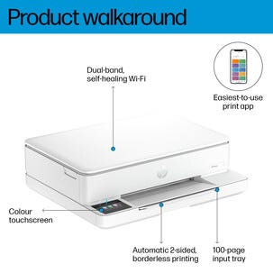 HP Envy 6110e Instant Ink trådlös färgskrivare med scanner