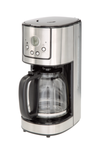 Kaffebryggare med timer, 1,5 liter