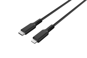 Tygklädd USB-C till Lightning laddkabel för iPhone 1,5m Clas Ohlson