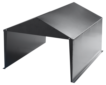 Hus til robotgressklipper, metall, 80 x 60 x 48 cm