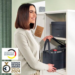 Leitz Office-In-A-Bag oppbevaringsveske til kontor, 3 rom