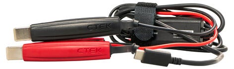 CTEK CS Free laddklämmor USB-C charge cable clamps