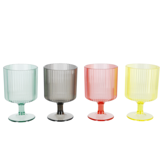 Vinglas i plast 23 cl stapelbara, 4-pack