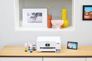 Epson Ecotank ET-2856 Tulostin, jossa skanneri ja LCD-näyttö