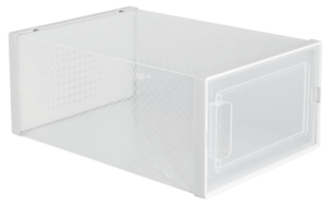 Stablebar skoeske med dør, 4-pakning