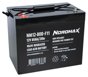 Nordmax AGM-batteri 12 V, 80 Ah