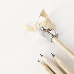 Pennsats med pennvässare, 5 delar 