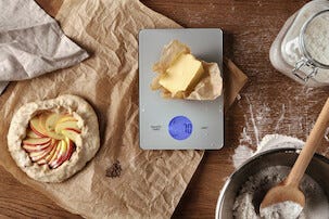 Digital kjøkkenvekt med glassplate, opptil 5 kg