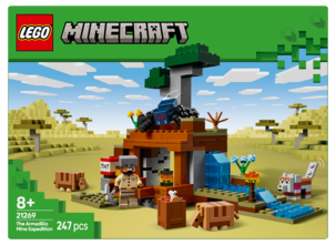 LEGO Minecraft Ekspedisjonen til beltedyrgruven 21269, fra 8 år