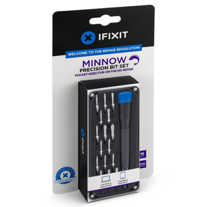 iFixit Minnow -tarkkuusruuvitaltta ja palat, 16 osaa