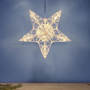 Adventsstjärna med prismor 30 cm Northlight