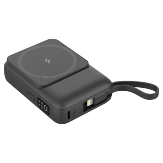 Powerbank 10 000mAh med trådlös laddning 15 W
