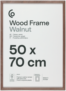 Fotoramme av FSC-merket tre på 50 x 70 cm