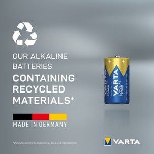 Varta Longlife Power C/LR14-batterier, 20-pakning