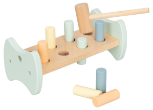 Bultbräda i trä, 10 delar, för barn från 12 månader