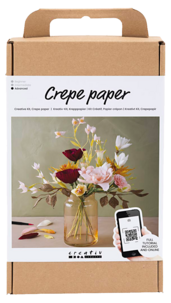 Creativ Company DIY Kit for kreppapir, blomsterbukett